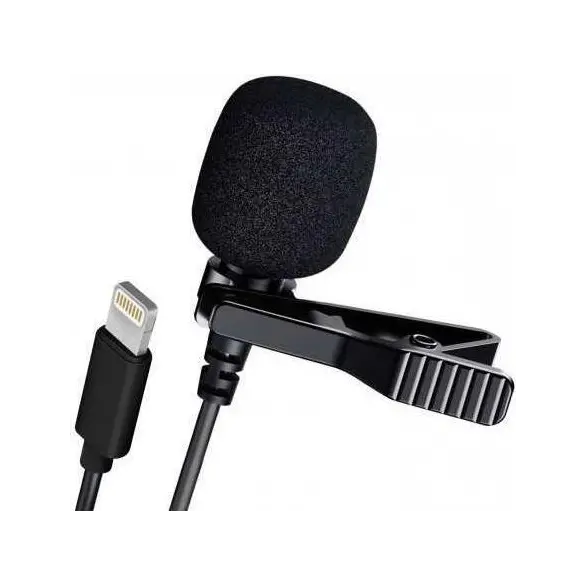 Mikrofon krawatowy Lightning AUX Micro USB Smartfon Nagrywanie głosu...