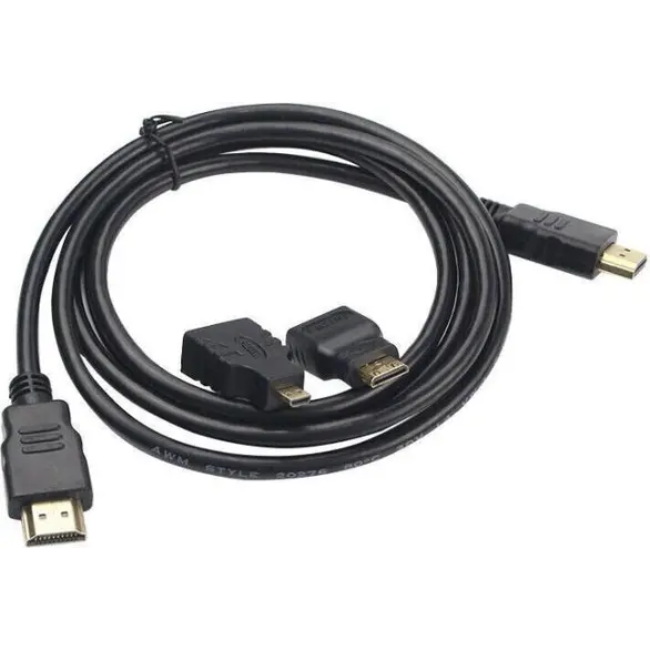 Kabel HDMI 1,5 metra HD 1080p TV XBOX360 PS3 micro mini adaptery