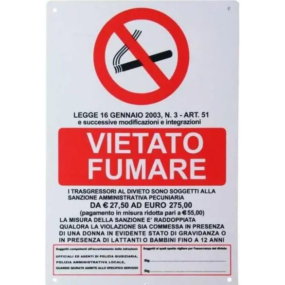 12x znak zakazu palenia prawo 16 stycznia 2003 20 x 30 cm pomarańczowe PCV