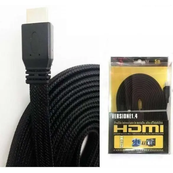 5 metrów Kabel HDMI 4K 2K Ultra HD Szybki telewizor Monitor audio wideo