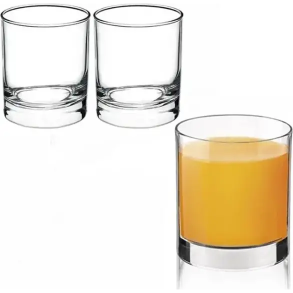 3x Szklanki do wody Cortina Wino 25,5 cl w przezroczystej szklance do drinków