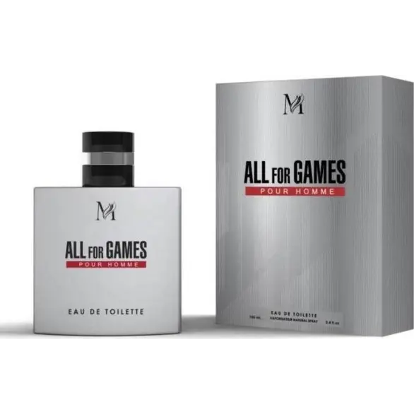 Perfumy męskie All For Games 100 ml woda toaletowa Parfum pour Homme Spray