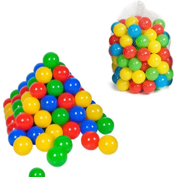 Piłka Kolorowe do gry dla dzieci Torba z 40 półsztywnymi kulkami o średnicy 7 cm