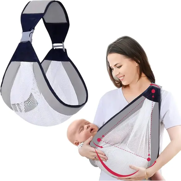 Elastyczna chusta do noszenia dzieci Nosidełko dla niemowląt Regulowane