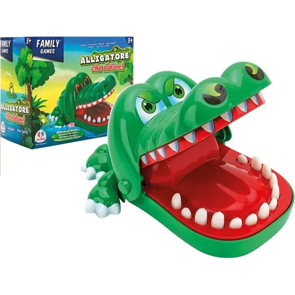 Gra planszowa dla rodzin Gra Pudełko aligatora krokodyla 3+ lata