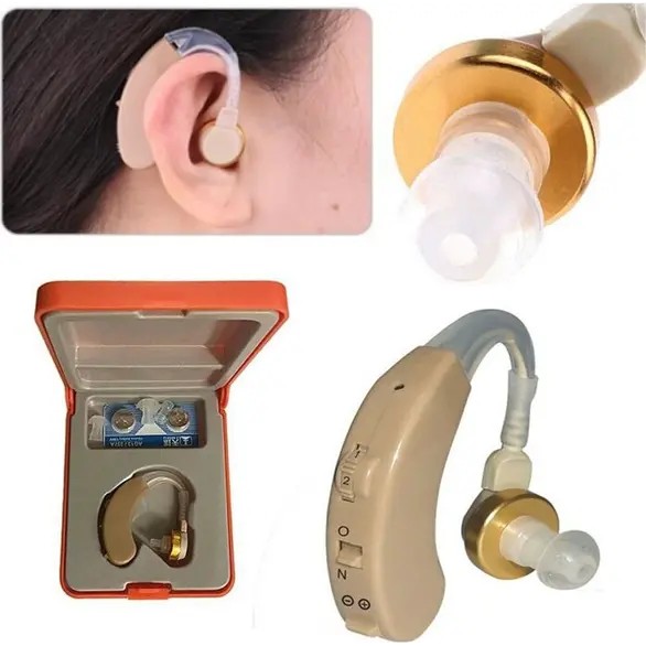 Wzmacniacz douszny do aparatu słuchowego + 2 baterie słuchowe gratis