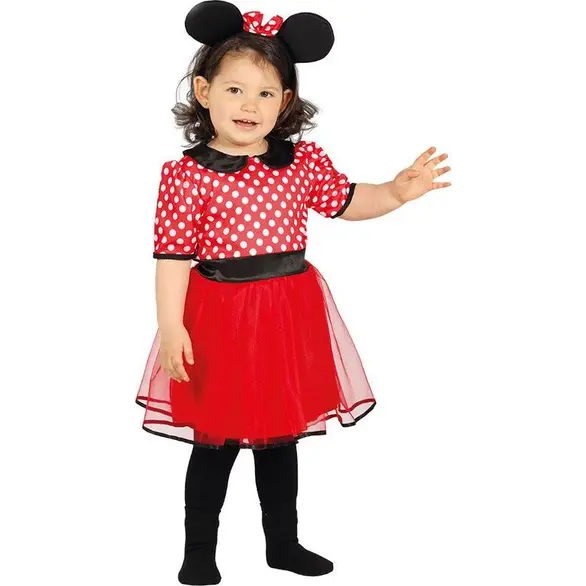 Kostium Myszki Minnie dla dziewczynki w wieku 12-24 miesięcy Halloween (12-18...