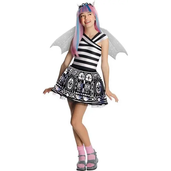 Kostium karnawałowy Monster High Rochelle Goyle na Halloween dziewczynek S-M (S)