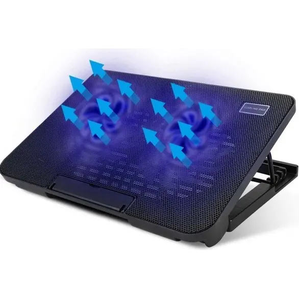 Wsparcie podstawowe Chłodzenie Notebook PC Laptop 2 wentylatory Radiator USB