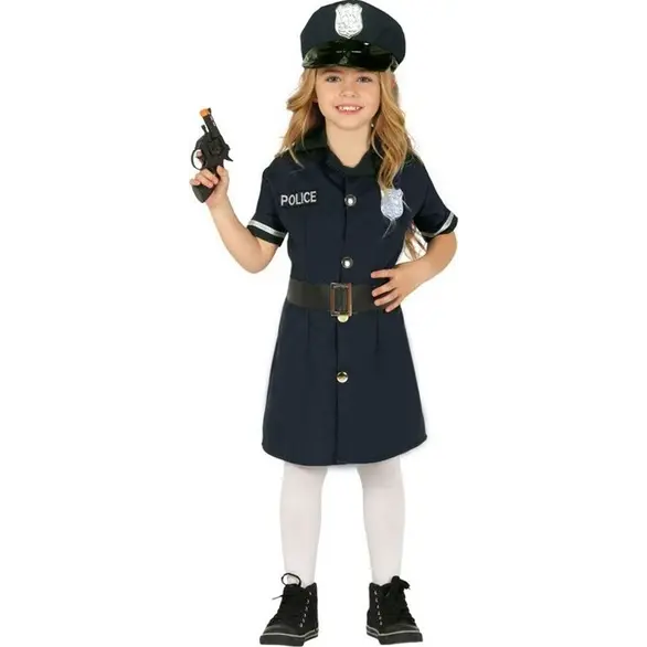 Przebranie policjantki na Halloween dla dziewczynki 3-12 lat na karnawał (5-6...