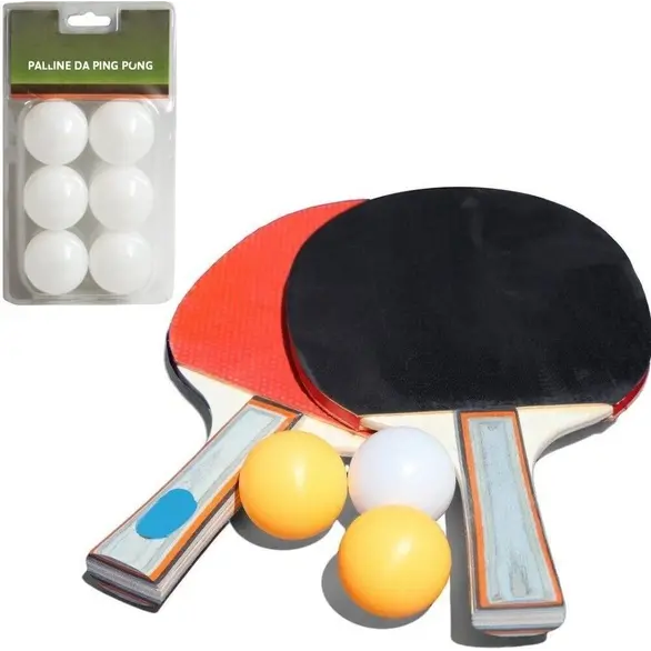 Zestaw do ping-ponga 2 rakiety i piłki do gry w tenisa stołowego 3 lub 9...