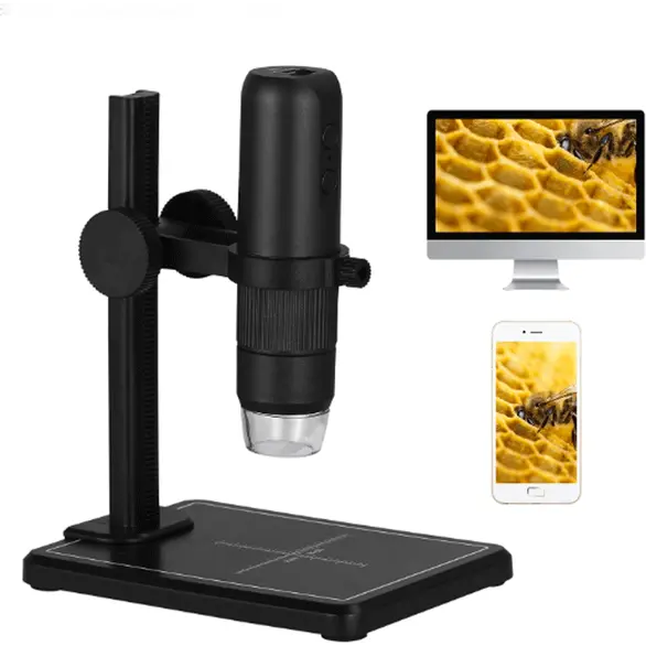 Q-XW05 Mikroskop cyfrowy USB Wi-Fi Rozdzielczość 1080P HD 50x-1000x Przenośny
