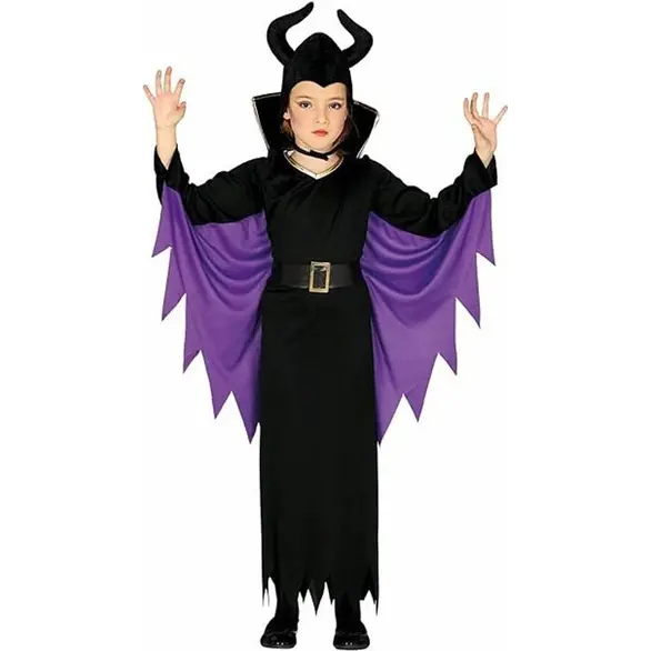 Kostium na Halloween Maleficent Przebranie Disneya dla dziewczynki 3-12 lat...