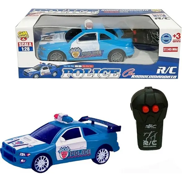 Zdalnie sterowany samochód dla dzieci Zabawkowy samochód policyjny radiowo