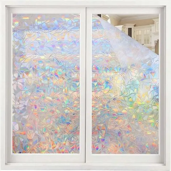 Samoprzylepna folia okienna chroniąca prywatność do szkła i okien (45x300 cm)