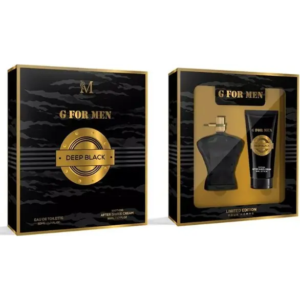 Męskie pudełko upominkowe G for Men Perfumy 50 ml + woda po goleniu 50ml
