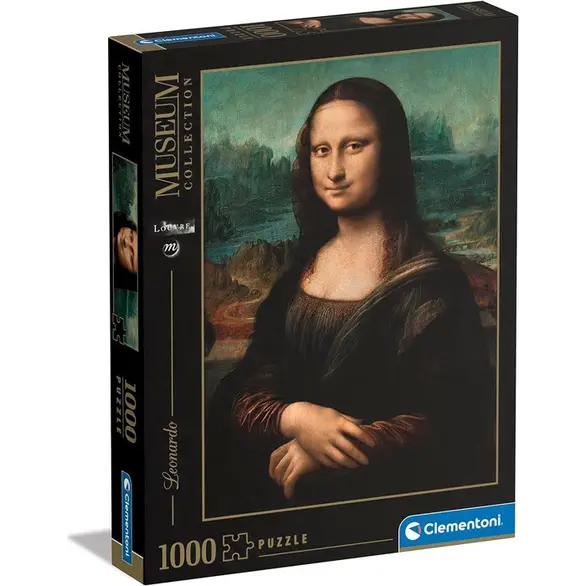 Puzzle 1000 elementów Mona Lisa autorstwa Leonarda da Vinci, kolekcja muzealna