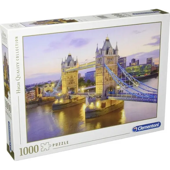Puzzle 1000 elementów London Tower Bridge Wieża Most na Tamizie 69x50 cm