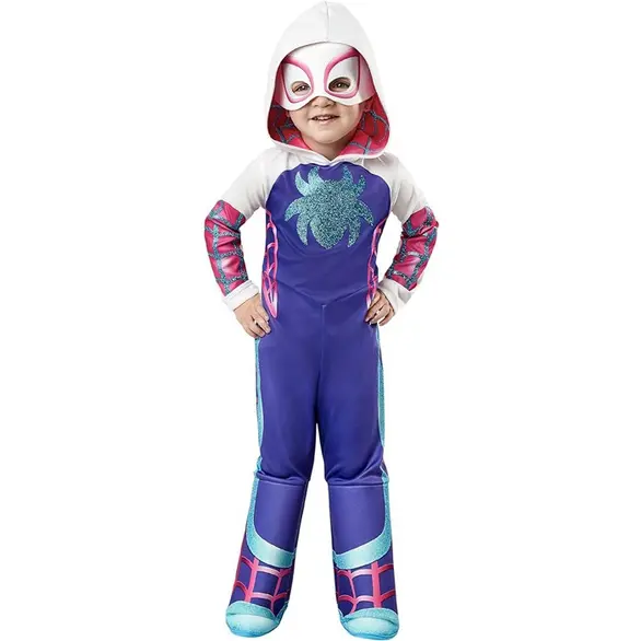 Kostium karnawałowy Spider Woman Gwen Cosplay Marvel dziewczyna 2-3 lata