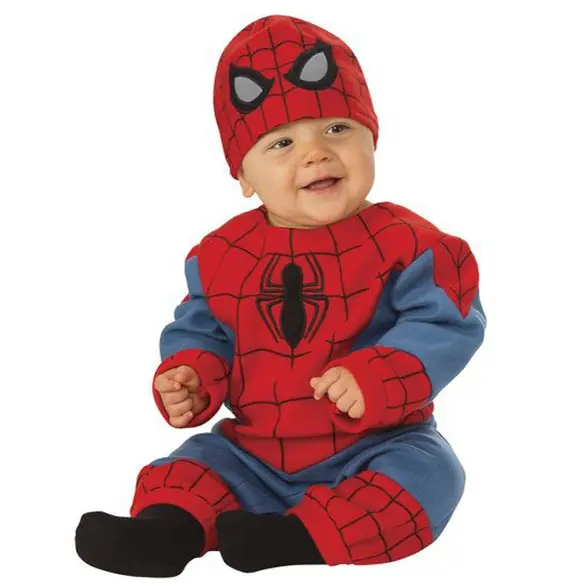 Kostium karnawałowy Spiderman Superbohater 0-12 miesięcy na Halloween (6-12...