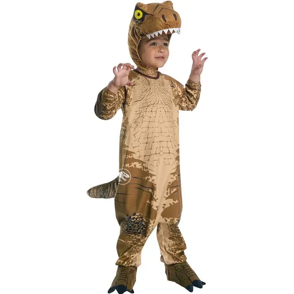 Karnawałowy kostium dinozaura ubrany w zwierzątko T-REX unisex dzieci 2-3 lata