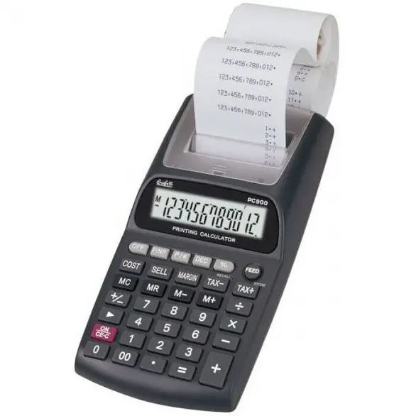 12-cyfrowy kalkulator Drukuj paragony Niefiskalne Biuro Sklep Firma