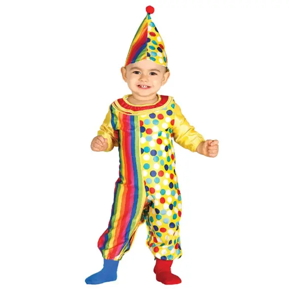 Kostium karnawałowy klaun przebranie klauna noworodka 12-24 miesięcy...