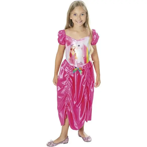 Karnawałowy kostium Barbie przebranie na karnawał dziewczynek w wieku 3-10...