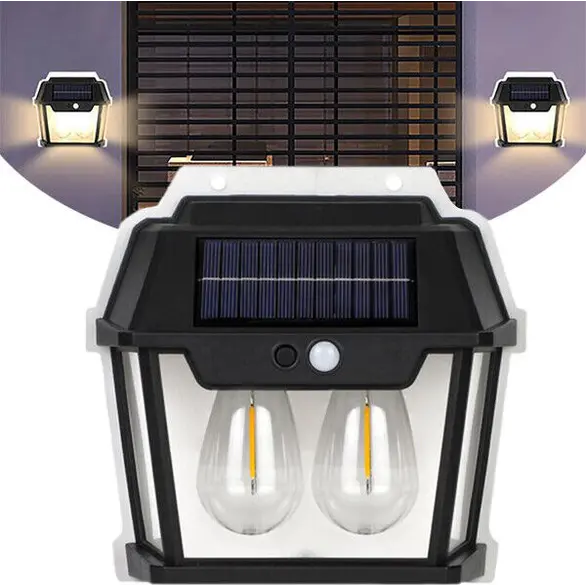 Reflektor zewnętrzny, ładowalna lampa LED zasilana energią słoneczną z...