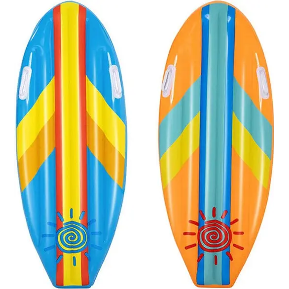 Lekka nadmuchiwana pływająca deska surfingowa dla dzieci na plaży