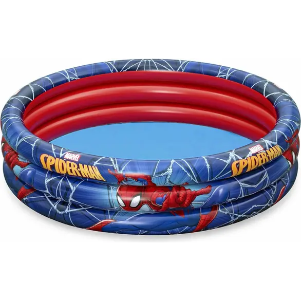 Okrągły dmuchany basen dla dzieci Spiderman 122x30 cm Marvel Letni basen morski