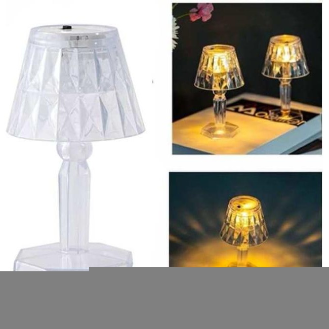 12 Mini lampka nocna z efektem diamentu Kryształowa dekoracyjna, ciepła, jasna