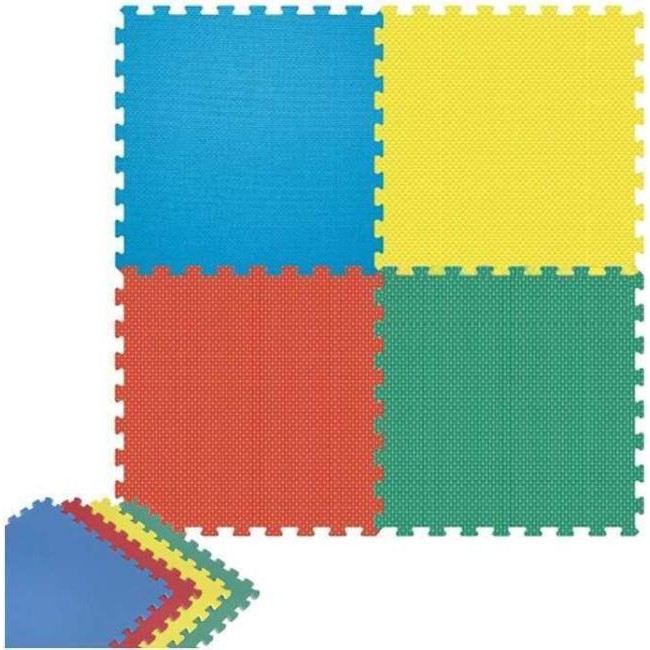 4szt Mata Puzzle dla dzieci 60x60 cm Kolorowa gumowa mata dla dzieci