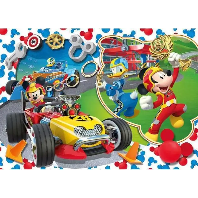 Puzzle 30 elementów Maxi Disney Miki i Roadster Racers Clementoni Dzieci 2