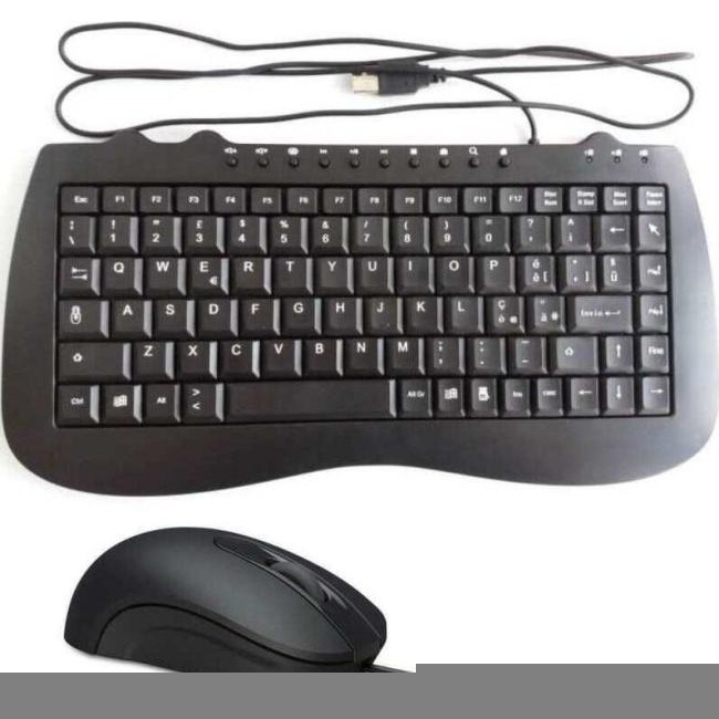 Przewodowa mysz komputerowa z klawiaturą USB Kabel USB Klawiatura...