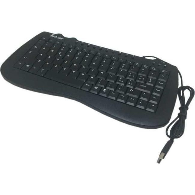 Ultra płaska przewodowa klawiatura USB PC notebook Wodoodporna klawiatura...