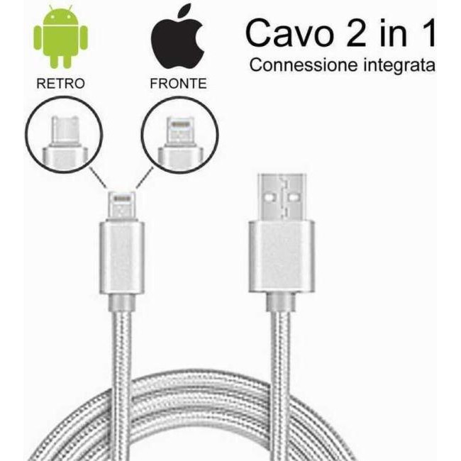 Oświetlenie 2w1 8-pinowy kabel ładujący Micro USB 1Mt złączy do smartfonów 5
