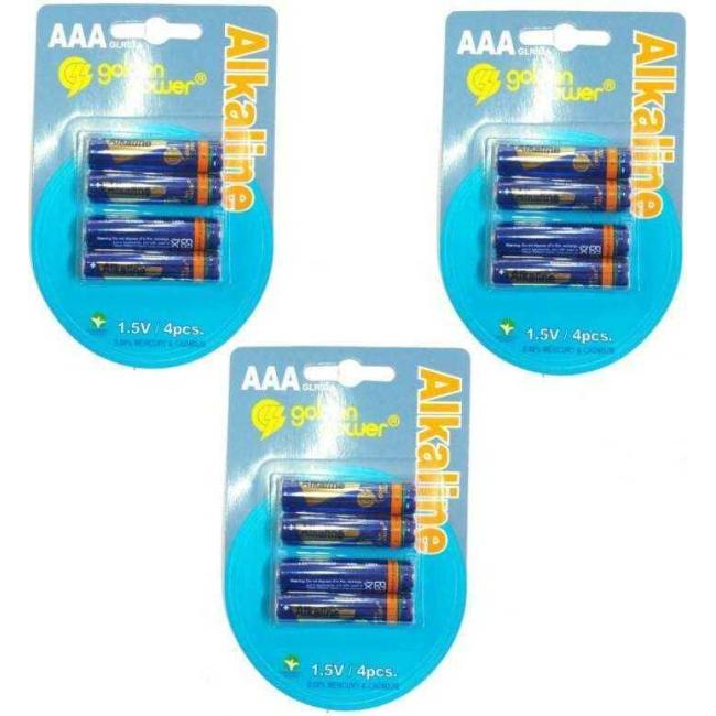 3 paczki 12 baterii AAA GLR03A Bateria o długiej żywotności Baterie AAA
