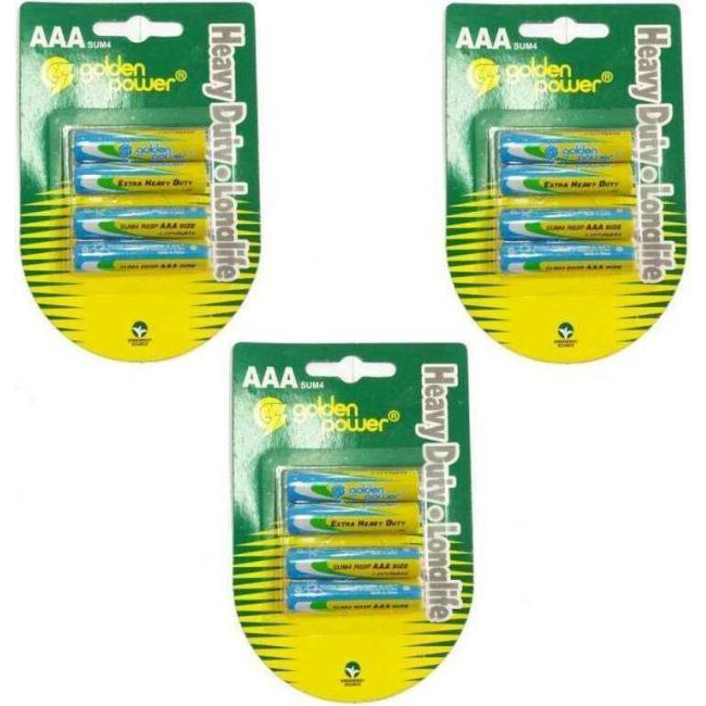 3 opakowania 12 baterii AA Sum-4 Long Life Baterie AAA