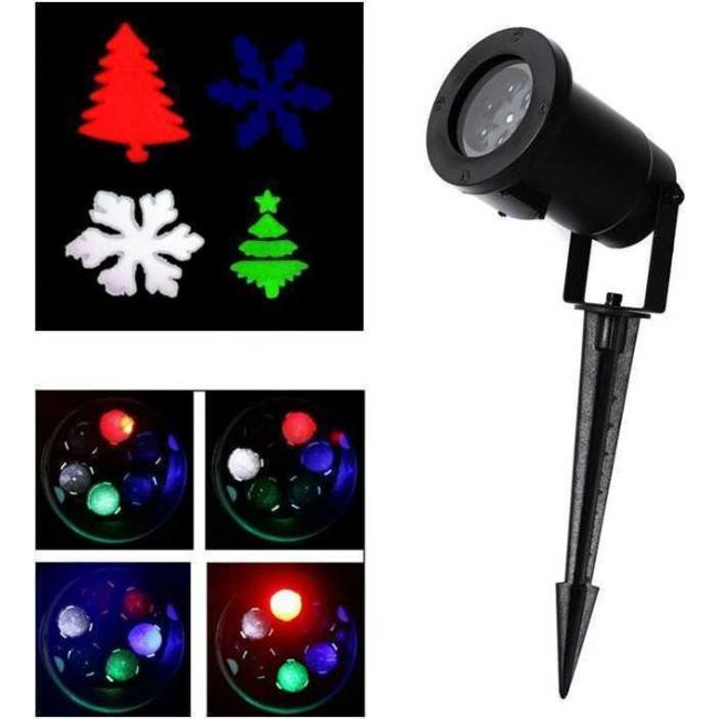 Projektor drzewa płatki świąteczne diody led kolorowe świąteczne przyjęcie na...