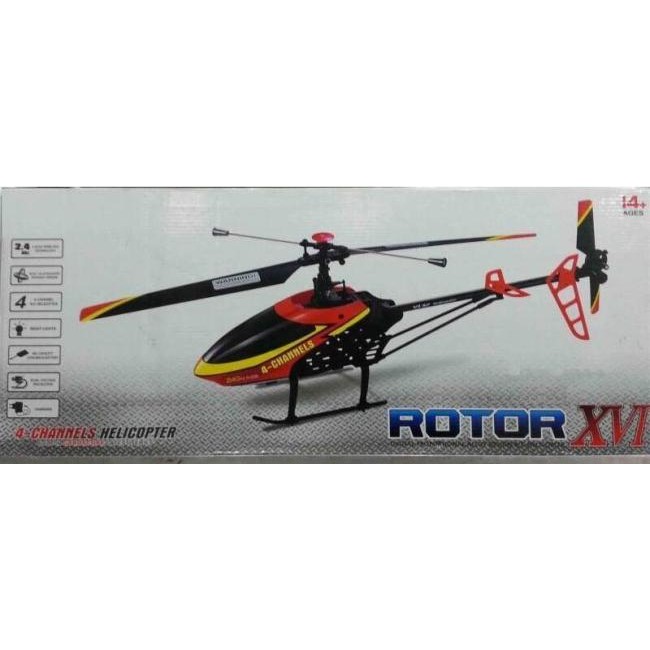 Helikopter sterowany radiowo Rotor XVI 4,5-kanałowy dron Żyroskop LED części...
