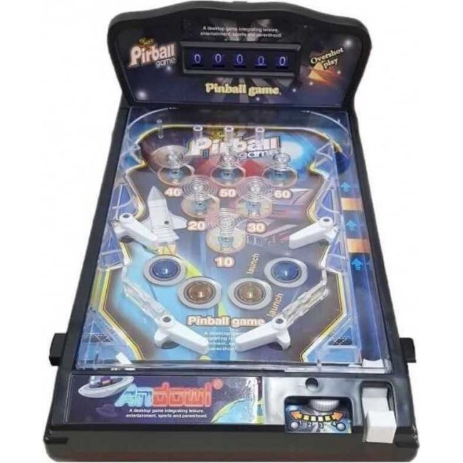 Gra planszowa pinball mini pinball z dźwiękiem zdobywa punkty z bateriami
