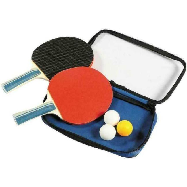 Zestaw do ping ponga 2 rakiety 3 piłki tenis stołowy hobby sport wypoczynek