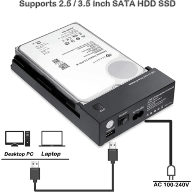 Dysk twardy SATA 2,5" 3,5" Dysk twardy SATA 2,5"/3,5" HDD/SSD 3