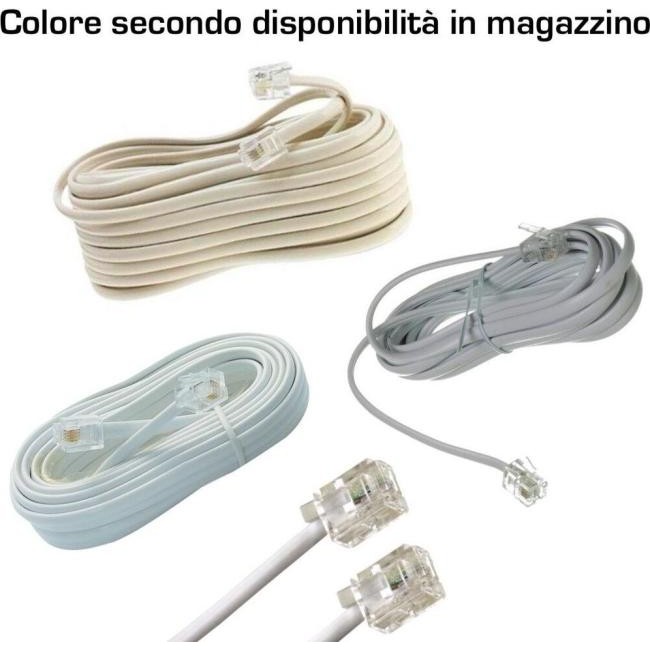 Kabel telefoniczny przedłużacz telefoniczny drut motek kabel różnej długości...