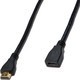Kabel HDMI męski na HDMI żeński 1,5 metra czarne kable wideo Przedłużenie...